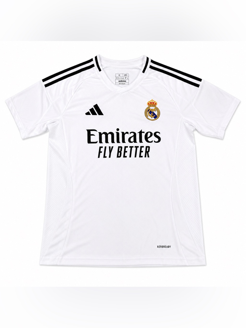 Real Madrid White Soccer Jersey Fan Edition Football Shirt